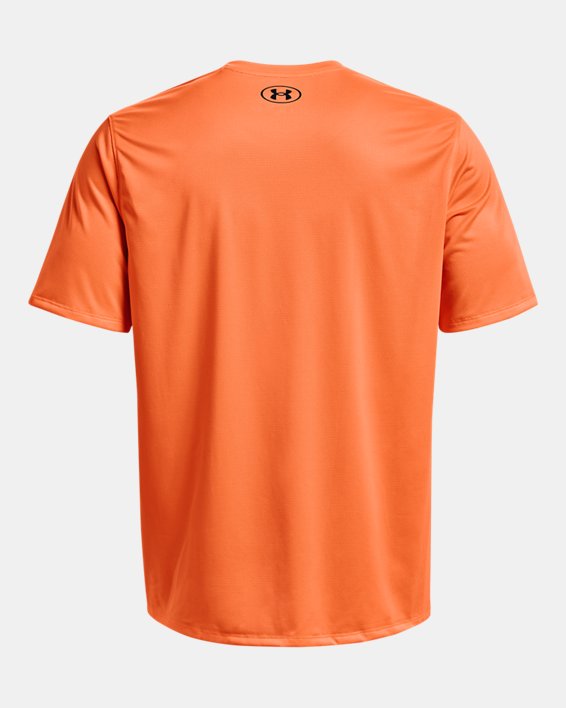 Men's UA Tech™ Vent Short Sleeve, Orange, pdpMainDesktop image number 5